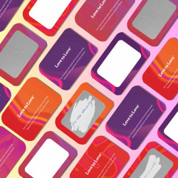 Love to Love Kit de 30 Cartes à Gratter Personnalisables Glimmers